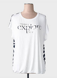 T-shirt blanc STREET ONE femme