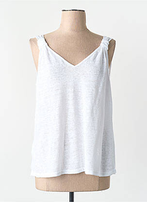 Débardeur blanc MANGO femme