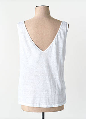Débardeur blanc MANGO femme