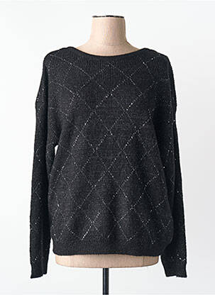 Pull noir MORGAN femme