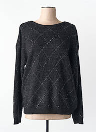 Pull noir MORGAN femme