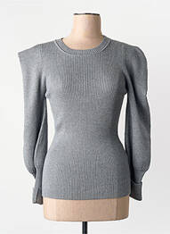 Pull gris MORGAN femme