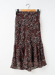 Jupe longue marron MORGAN femme