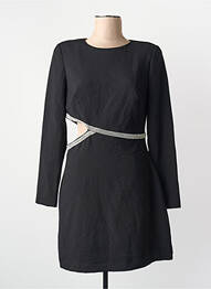 Robe mi-longue noir MORGAN femme