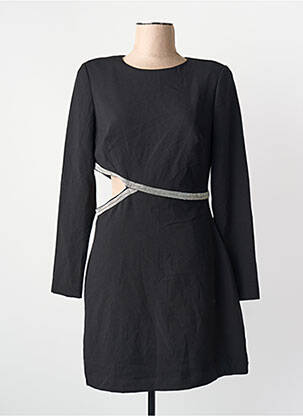 Robe mi-longue noir MORGAN femme