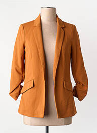 Blazer poignets boutonnés marron ONLY femme