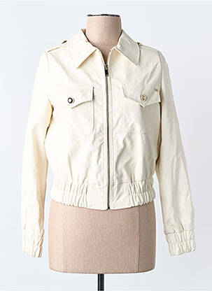Veste simili cuir beige KOCCA femme