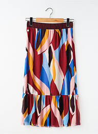 Jupe mi-longue multicolore STREET ONE femme