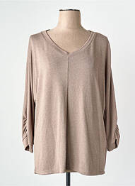 Pull marron STREET ONE femme