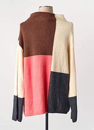 Pull col roulé orange TOM TAILOR femme
