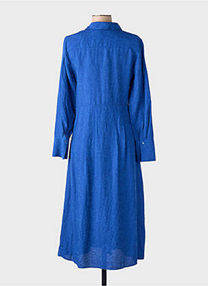 Robe courte bleu MANGO femme