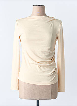 T-shirt beige MANGO femme