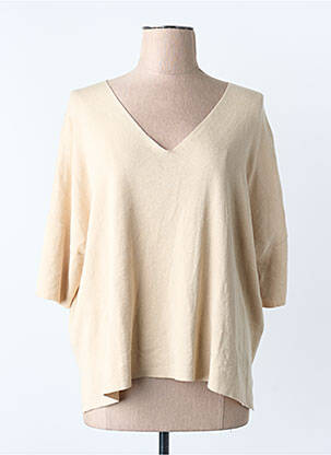 Pull beige MANGO femme