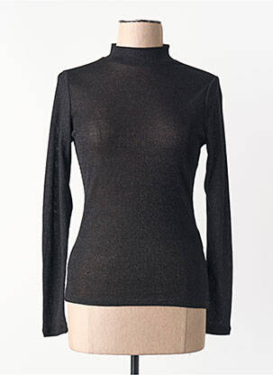 Pull col roulé noir ONLY femme