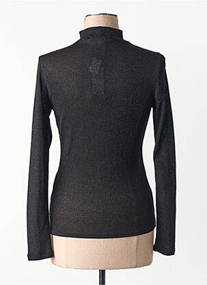 Pull col roulé coupe droite noir ONLY femme