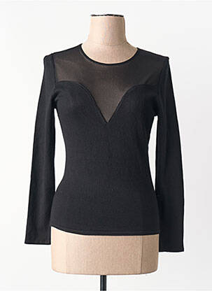 Pull noir MORGAN femme