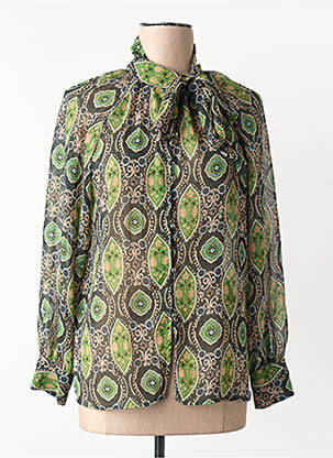Chemisier vert MANGO femme