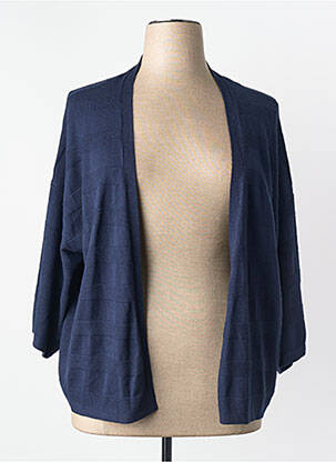 Gilet manches longues bleu STREET ONE femme