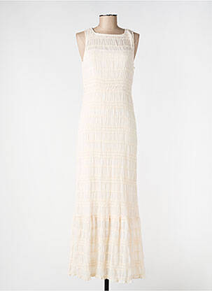 Robe courte sans manche sans manche blanc VILA femme