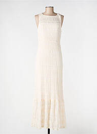 Robe courte sans manche sans manche blanc VILA femme