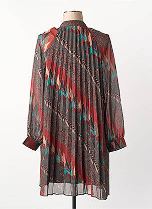 Robe mi-longue marron MOLLY BRACKEN femme