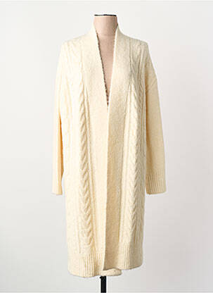 Gilet manches longues beige OPUS femme