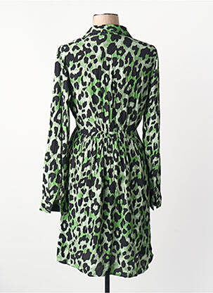 Robe longue manches longues manches longues vert VILA femme