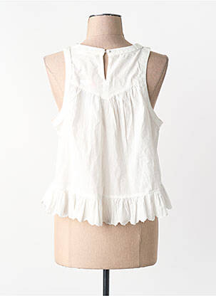 Débardeur blanc MANGO femme