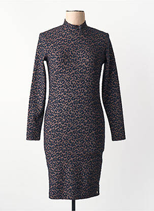 Robe courte marron SUPERDRY femme