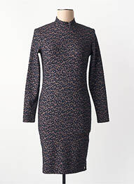 Robe courte marron SUPERDRY femme