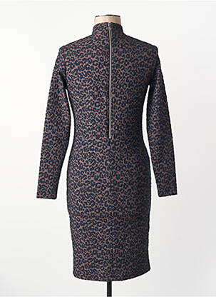 Robe courte marron SUPERDRY femme