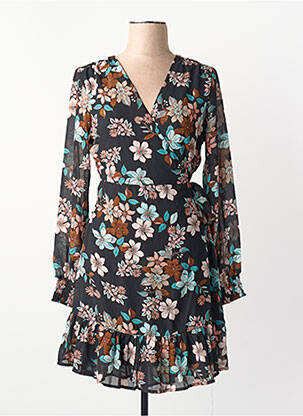 Robe courte manches longues manches longues noir ONLY femme