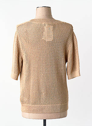 Gilet manches courtes beige GARCIA femme