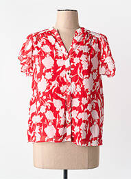 Chemisier rouge NAF NAF femme