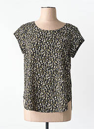 Top manches courtes manches courtes vert ONLY femme