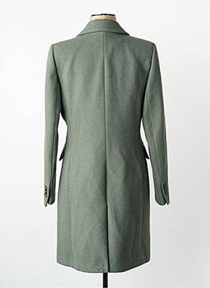 Manteau long vert MANGO femme