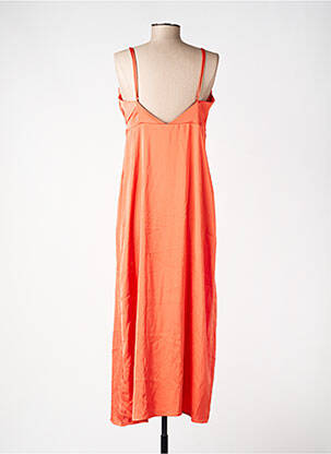 Robe longue orange VILA femme