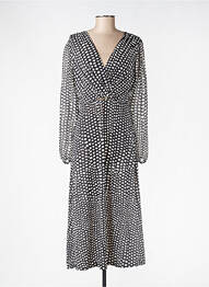 Robe longue noir MORGAN femme