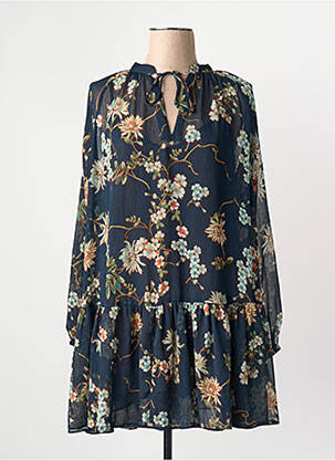 Robe courte bleu MANGO femme