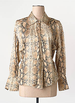 Chemisier beige MANGO femme