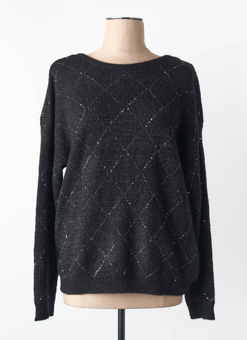 Pull noir MORGAN femme