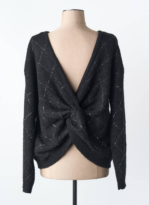 Pull noir MORGAN femme