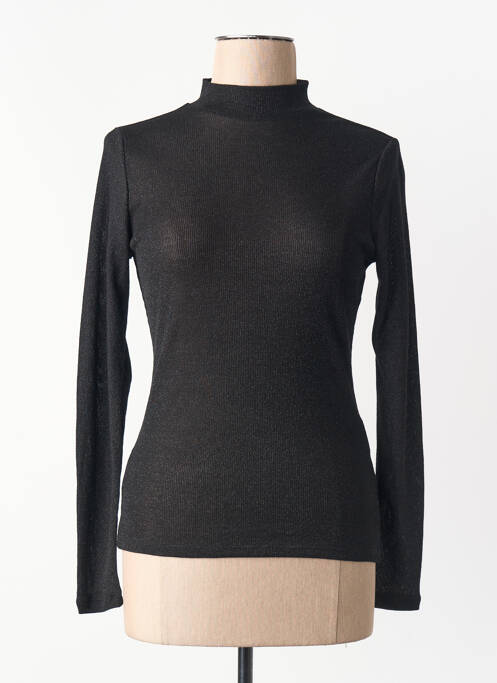 Pull col roulé noir ONLY femme
