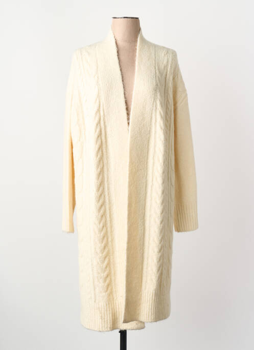 Gilet manches longues beige OPUS femme