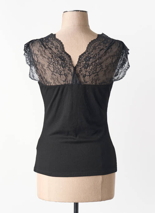 T-shirt noir MORGAN femme
