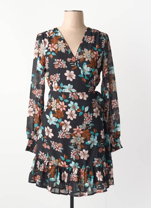 Robe courte manches longues manches longues noir ONLY femme