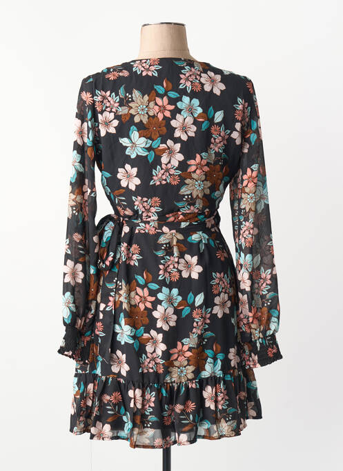 Robe courte manches longues manches longues noir ONLY femme