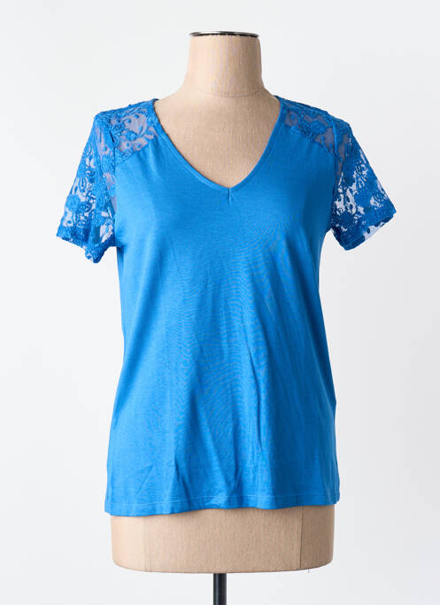 T-shirt bleu NAF NAF femme