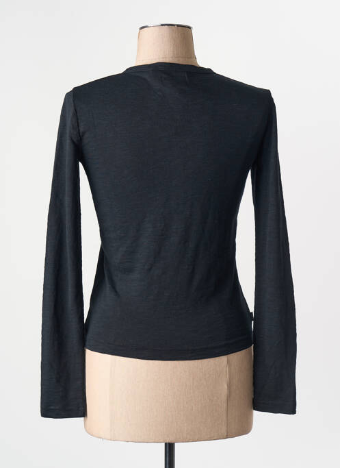 T-shirt noir SUPERDRY femme