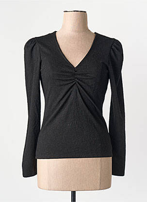 T-shirt col v noir VILA femme